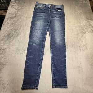 Arizona Jeans Co Jeans Womens 8 Blue Medium Wash Jegging Stretch Pockets